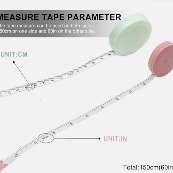 A Pack Of 3 Retractable Tape Measures - Picture 4 of 4